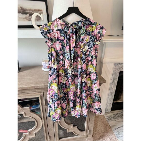 La’ Ven NWT Floral Mini Dress Size XSmall - Picture 10 of 13